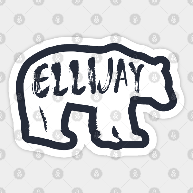 Ellijay Bear Ellijay Sticker TeePublic